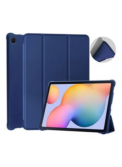 اشتري Protective Smart Flip Case And Cover For Tab S6 Lite p610/615/619 10.4" Blue في الامارات