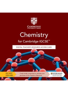 Buy Cambridge IGCSE™ Chemistry Digital Teacher's Resource Access Card in UAE