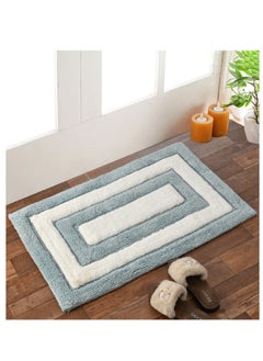 Buy Shemtron Race Track Pattern Cotton Bath Mat in UAE