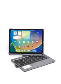 Buy 450mAh Wireless Keyboard Case with TouchPad for ipad 10.9 inch 2022 Grey in UAE