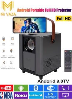 اشتري Portable Projector WiFi Android Full HD LED 1920x1080P 3800 Lum Birthday Electronics Gift Compatible with TV Stick/HDMI/USB/PS5/iOS/PS4 في السعودية