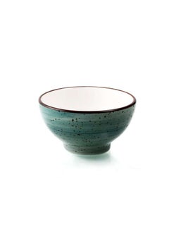 Buy Color Glaze Porcelain Small Footed Bowl 8 cm in UAE