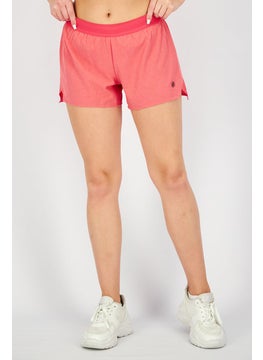 Buy Women Sportswear Fit Running Shorts, Pixel Pink Heather in Saudi Arabia