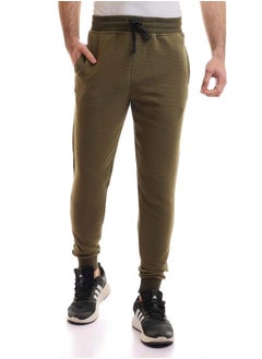 Buy Fully Ribbed Plain Sweatpants in Egypt