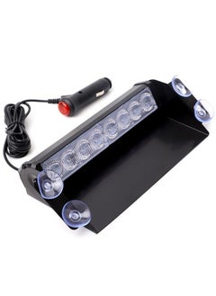 Buy 8-LED Red and Blue LED Flash, Emergency Warning, Suction Cup Car Warning Light, Front Windshield Shovel Light, Lane Light, including a 2-meter Extendable Line in Saudi Arabia