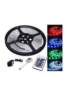 Buy RGB Waterproof Led Strip With Flexible Light 300 LED with Remote Control For Home Decoration, Parties 5M in UAE