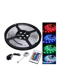 Buy RGB Waterproof Led Strip With Flexible Light 300 LED with Remote Control For Home Decoration, Parties 5M in UAE