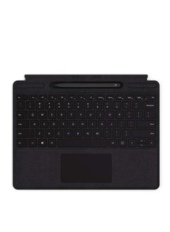 اشتري Type Cover Fits Microsoft Surface Pro 9 & Pro 9 13" 2022 / Pro 8 2021 / Pro X, Lightweight Slim Wireless Bluetooth Keyboard with Built-in Rechargeable Battery--Black في السعودية