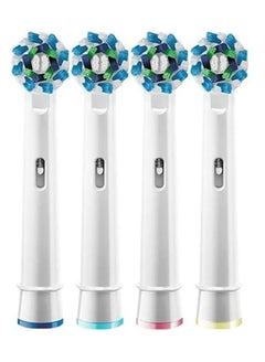 Buy Oral-B Electric Toothbrush Head 3D 4-Piece Replacement Brush Heads for Braun Oral B in Saudi Arabia