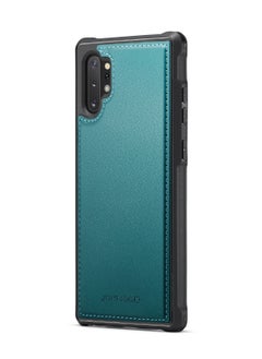 Buy CaseMe Phone Case Compatible with Samsung Galaxy Note 10 Plus Luxury PU Leather Back Cover Cover Compatible with Samsung Galaxy Note 10 Plus - Green in Egypt