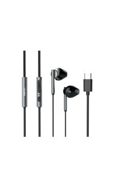 اشتري Wire earphone Type C connector  Black LEW31-BK في الامارات