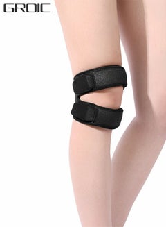 Buy Patella Knee Brace, Adjustable Knee Brace for Knee Pain Prevention And Relief, Neoprene Knee Brace, Running Support Belt, Patella Stabilizer Support for Running, Fitness, Basketball in UAE