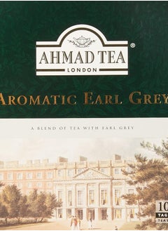 اشتري Black Tea, Earl Grey Aromatic Teabags, 100 ct - Caffeinated & Sugar-Free, Packaging May Vary في الامارات