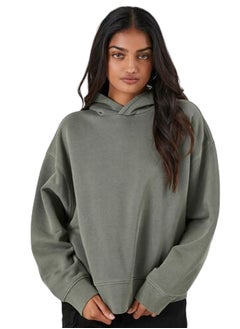 Buy Fleece Drop-Sleeve Hoodie in Egypt