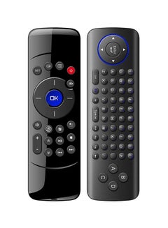 Buy Wireless Keyboard With Air Mouse For Smart TV Black in Saudi Arabia