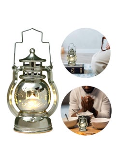 Buy Ramadan Decorative Lantern Small LED Lamp Ramadan Decoration, Eid Mubarak Lantern Moon Star Decoration, Vintage Ramadan Table Lamp Decoration Hanging Ramadan Light for Muslim Festival Decorative in UAE