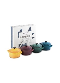 اشتري Le Creuset Botanique Stoneware Petite Casserole Set Of 4 في السعودية