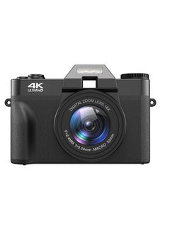 اشتري Compact 4K Digital Camera Video Camcorder 48MP 3Inch IPS Screen Auto Focus 16X Zoom with 32G Memory Card في السعودية