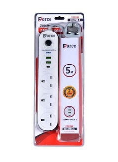 Buy Electrical connection with several strong and durable outlets, 5 meters long in Saudi Arabia