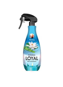 اشتري Loyal Water Lilly & Bamboo Fragrance Concentrated Air Freshener For Home, Office, Inside Car, 450ml, Morning في الامارات