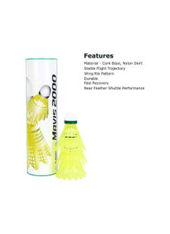 Buy Mavis Nylon Shuttlecock M 2000 CP in UAE