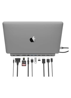 Buy USB C Docking Station with 100W PD 4K HDMI DisplayPort  VGA Ethernet Card Reader USB 3.0 2.0 Aux Adapter Compatible 2021 2016 MacBook Pro New Mac Air Surface in Saudi Arabia