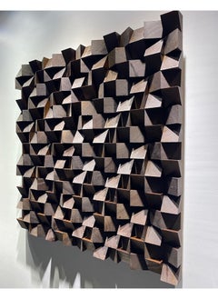 Buy Dark Brown Soundproof Wall Art By Woodeometry in Egypt