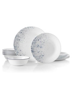 Buy 18-Piece Dinnerware Set Indigo Speckle in UAE