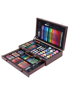 Buy Acrylic Paint Kids Painting Set Contains Markers Crayons Colored Pencils Box of 53 Pieces in Saudi Arabia