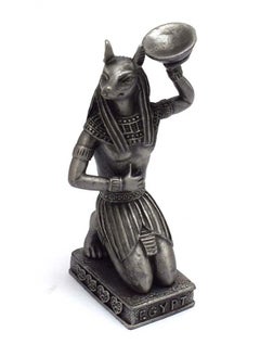 Buy immatgar pharaonic Decorative Egyptian Anubis Metal Statue ancient Egyptian souvenirs gifts handmade Home decor collectibles Sculptures  (Metallic - 8.5 CM Height) in Egypt