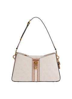 اشتري GUESS GINEVRA NUDE SHOULDER BAG Pink في السعودية