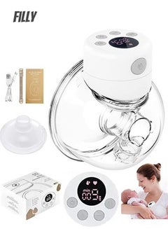 Buy Wearable Breast Pump, Hands Free Breast Pump, Low Noise & Painless, 2 Modes & 9 Levels Electric Breast Pump Portable. in UAE