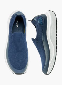 Buy Mens Textured Slip-On Sports Shoes with Pull Tabs in Saudi Arabia