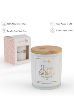 Buy Happy Birthday - Scented Soy Wax Candle in UAE