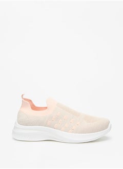 Buy Women's Textured Slip-On Sports Shoes in UAE