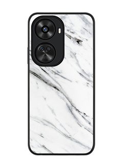 Buy Rugged Black edge case for Huawei nova 12 SE / Huawei nova 11 SE 4G, Slim fit Case Flexible Anti Drop TPU Gel Thin Cover - Marble Print Grey White in UAE