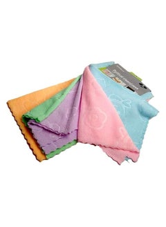 Buy Microfiber Kitchen Towel Set 5 Pieces - Multi Color in Egypt