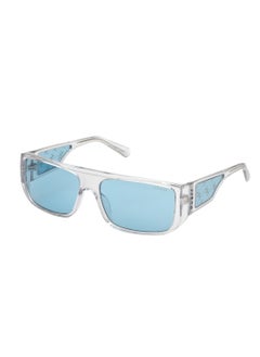 Buy Unisex UV Protection Rectangular Shape Plastic Sunglasses GU0013626V60 - Lens Size: 60 Mm - Crystal in Saudi Arabia