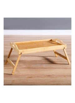 اشتري Loretta Bamboo Breakfast Table Bamboo Modern Houseware Serving Table L 50x31 X H 2cm Beige في الامارات