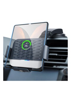 Buy Wireless Car Charger for Sam sung Galaxy Z Fold 5/4/3/2, [Dual Coils] Fast Charging Phone Car Mount, Auto-Clamping Air Vent Dashboard Car Phone Holder for Galaxy Z Fold/Note in Saudi Arabia