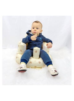 Buy Baby Inflatable Seat Built in Air Pump Infant Back Support Sofa Infant Support Seat Toddler Chair in UAE