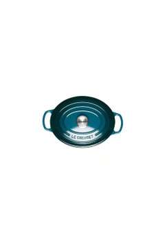 Buy Le Creuset Signature Deep Teal Cast Iron 29cm Oval Casserole in Saudi Arabia