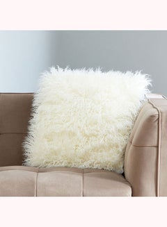 Buy Mongolia Faux Fur Filled Cushion 50 x 50 cm in Saudi Arabia