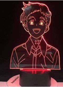 Buy 3D Anime lamp Figure Japanese Manga The Promised Neverland LED Multicolor Night Light for Home Room Decor Kids Child Nightlight Bedside Desk Lamp in UAE