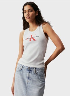 Buy Crew Neck Logo Tank Top in Saudi Arabia