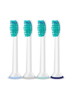 اشتري 4-Piece Electrictooth Replacement Brush Heads Compatiable with Philips Sonicare P-HX-6014/HX6014 في الامارات