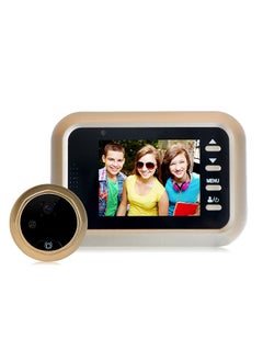 اشتري Digital Door Viewer Peephole Door Camera Doorbell Night Vision Photo Shooting Digital Door Monitoring for Home Security في الامارات