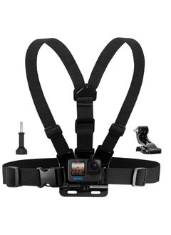 اشتري Chest Mount Strap Harness Chesty Body Mount Compatible with GoPro Hero 12 11, 10, 9, 8, 7, 6, 5, 4, Session, 3+, 3, 2, 1, Max, Hero (2018), AKASO, DJI Osmo Action Cameras في السعودية