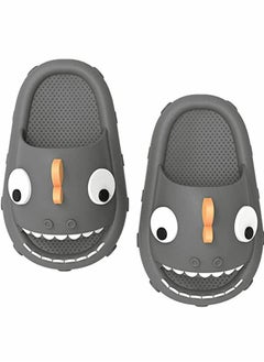 Buy Dinosaur Cute Slippers Cloud Slides for Kids,Unisex Lightweight Sole Shoes Anti-slip Open Toe Summer Novelty Casual Beach Swimming Pool Bath in UAE