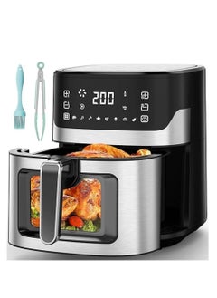 اشتري Air Fryer for Home - 8.3 Litre with LCD Digital Touch Panel & Visual Window, Uses 95% Less Oil في الامارات